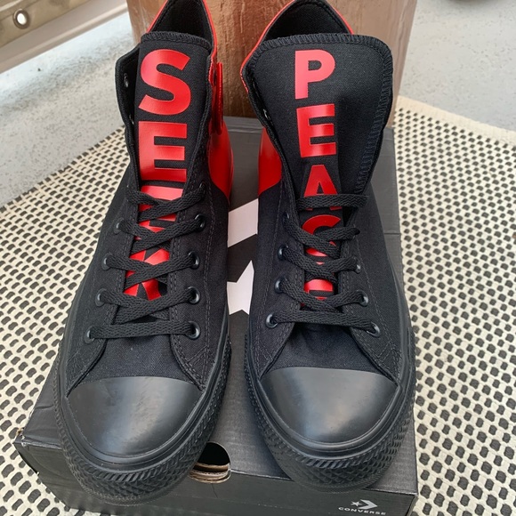 New: Converse Chuck Taylor All Star SEEK PEACE - Picture 7 of 10